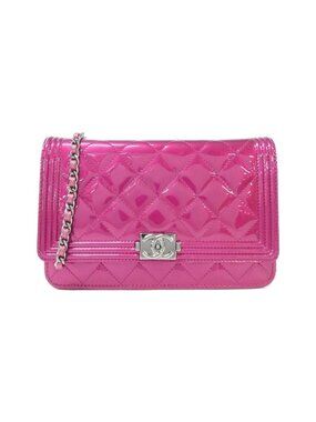 Chanel Line Chain Shoulder Bag Pink